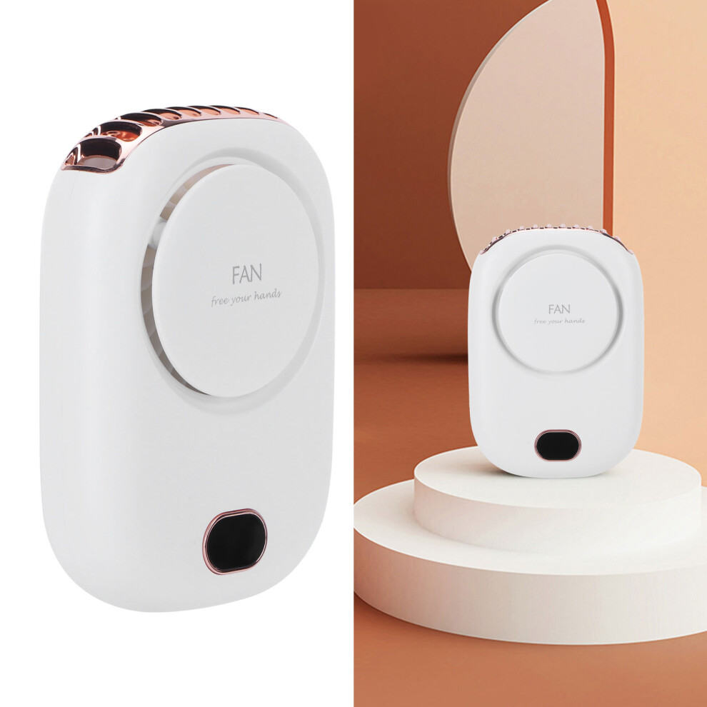 Mini Portable Usb Neck Fan 2000Mah Bladeless Fan 7.2Oz White 7901391990129