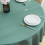 SPRICA Round Jacquard Tablecloth Water Resistance 2