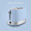 Swan Swan ST19028BLU Retro 2 Slice Toaster with 6 5