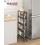 VASAGLE VASAGLE 5-Tier Trolley, Space-Saving Kitchen Cart 2