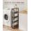 VASAGLE VASAGLE 5-Tier Trolley, Space-Saving Kitchen Cart 3