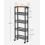 VASAGLE VASAGLE 5-Tier Trolley, Space-Saving Kitchen Cart 6