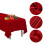 Kapwall Red Table Cloth - 60X102Inch (152x260cm) 2