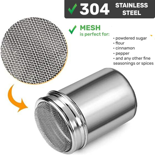 Chocolate Shaker Stainless Steel Duster Dredges 1