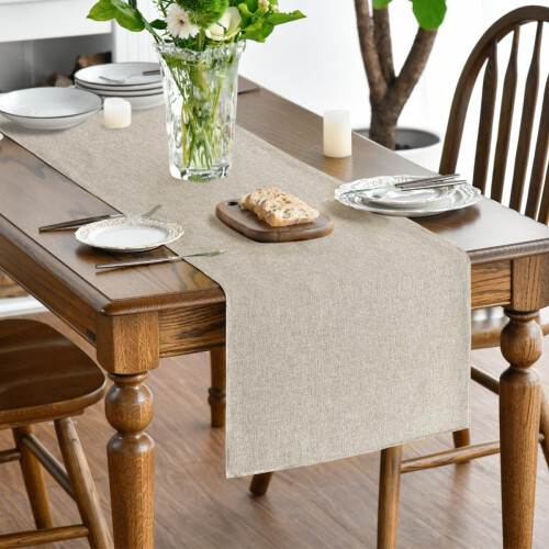 Artoid Mode Light Brown Summer Table Runner, 1