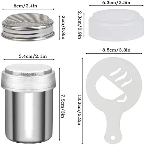 Chocolate Shaker Stainless Steel Duster Dredges 2