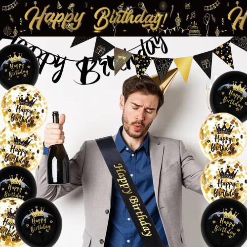 14 Pieces Happy Birthday Party Decoration Kit 2