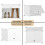 HOMIDEC Shoe Storage, Oversized 2 x 4 Tier Shoe 4
