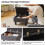 Aibiju Small Pouffe Footstool with Storage, Linen 5