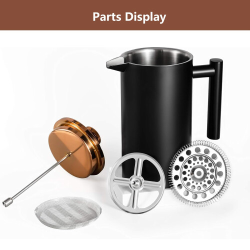 Wrobic Cafetiere French Press Small 350ml/12oz, 2