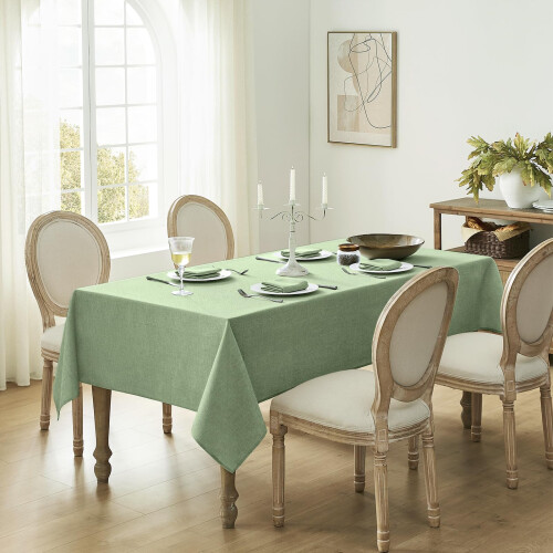 Softalker Sage Green Table Cloth Rectangular 1