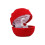 OnlineStreet - Love Heart Teddy Bear Ornament Red 3