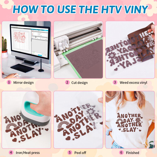 VINYL FROG Heat Transfer Vinyl HTV Vinyl Bundle- 1