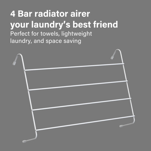 4-Tier Radiator Airer for Efficient Clothes 1