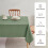 Romanstile Green Table Cloth Wipe Clean 6