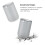 EKO Fandy Table Bin, 1.5L Mini Desk Rubbish Bin 5