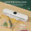 Machine de mise sous vide pour la conservation des aliments avec 10 sacs 3