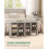 Hzuaneri Shoe Storage Bench with Padded Seat, 6