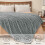 BEDELITE Fluffy Fleece Throw Blanket - Grey Sofa 5