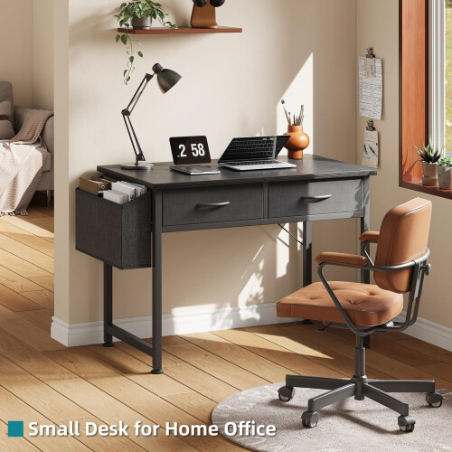 CAIYUN Computer Office Desk for Small Space with 1