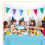 2Pcs 137 * 274cm Pastel Blue Table Cloth Table 5