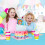 2Pcs 137 * 274cm Pastel Blue Table Cloth Table 6