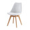 mcc direct Dining Chairs Wooden Legs Soft Cushion 3