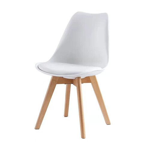 mcc direct Dining Chairs Wooden Legs Soft Cushion 2