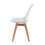 mcc direct Dining Chairs Wooden Legs Soft Cushion 5