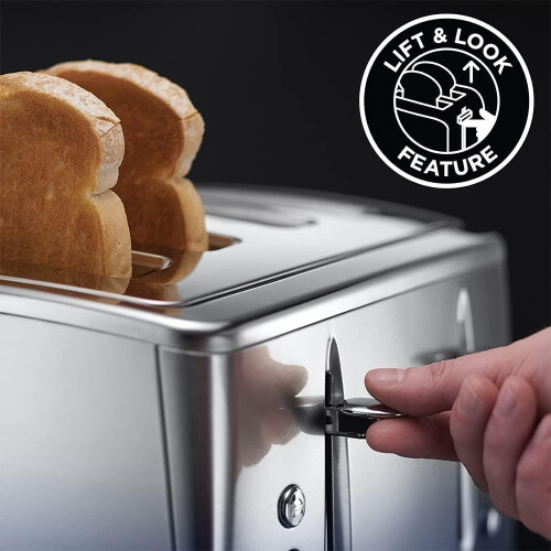 Russell Hobbs Russell Hobbs 4 Slice Eclipse Toaster with faster 1