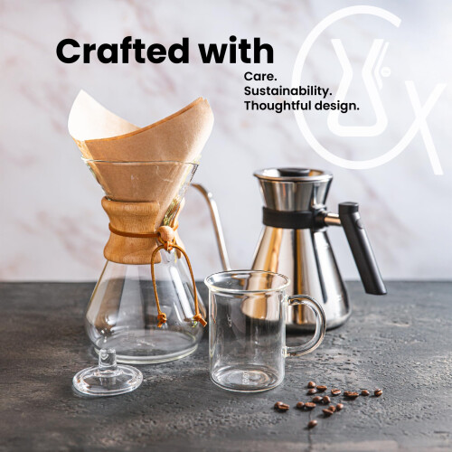 Chemex Chemex Bonded Filter - Half Moon - 100 ct 2