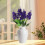 Artificial Hyacinth Bouquet Lavender 12 inch 5