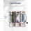 Triple 200ML Soap Dispenser Bathroom Wall Mounted 5