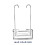 Croydex Croydex Shower Caddy Hanging Shower Storage - 4
