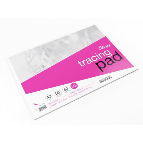 Silvine A3 Professional Tracing Pad. 50 Sheets of 1