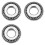 3X 30203 Taper Roller Wheel Bearings 17x40x12 1