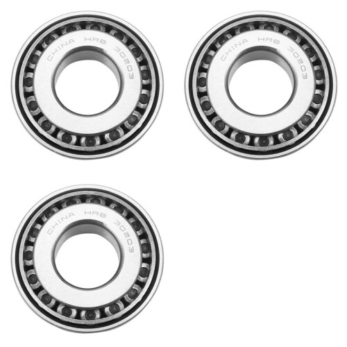 3X 30203 Taper Roller Wheel Bearings 17x40x12