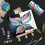 INK LAB Iridescent Acrylic Paint 8 Colours, 60ml 4