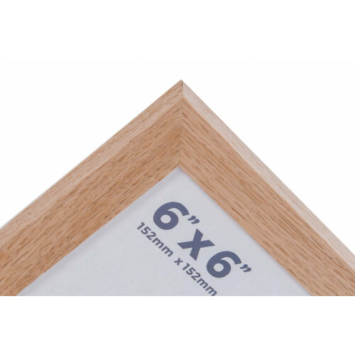 Wall Space 6x6 Oak Frame | 6x6 Square Photo 2