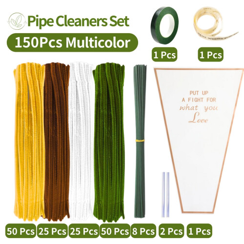 HanCheng Sunflower Pipe Cleaner Set with 150 Pipe 1