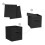 NICEME Foldable Cube Storage Unit Boxes, 3