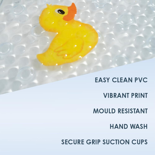 AQUALONA Premium Child Friendly Ducks Bath Mat - 2