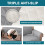 BellaHills Sofa Cover 100% Waterproof Sofa Cover 4