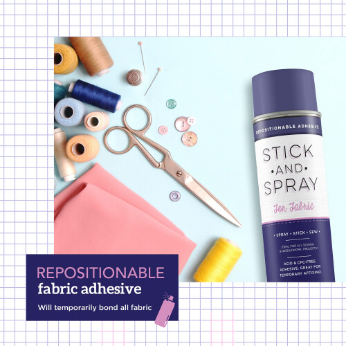 Stick & Spray Repositionable Temporary Adhesive 2