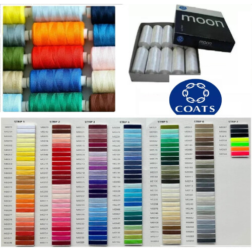 Moon Polyester Reels Thread Sewing Over Locking 2