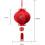 2 Pack Red Lanterns Chinese New Year Lucky Fu 3D 5