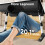 FoldWise 2-in-1 Bed Table & Lap Desk - Soft Cushions, Adjustable Height & Angle, 7