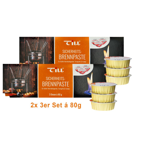 Till Fondue Gel 3 x 80g pots per Pack - Different 1