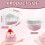 Heart Shaped Cake Tin Mini Loaf Cases Pink 2