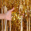 OWill 3pcs 3ft X 8.3ft Gold Metallic Tinsel 4